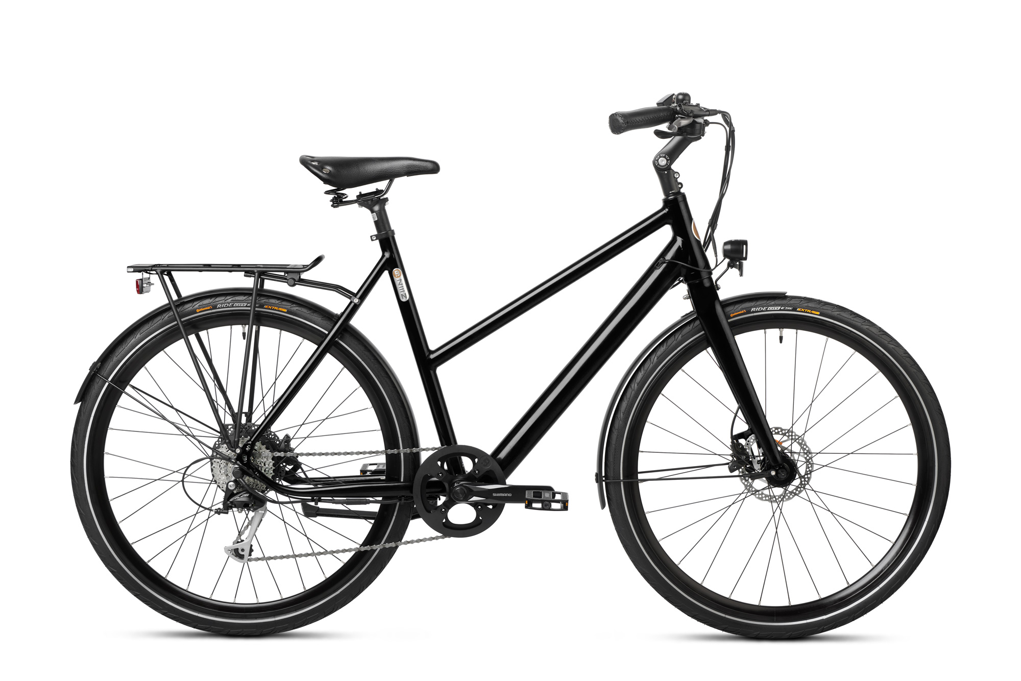 BRUSSELS / S 48 / JET BLACK / CHAIN DRIVE / 10AH / ANTI PUNCTURE